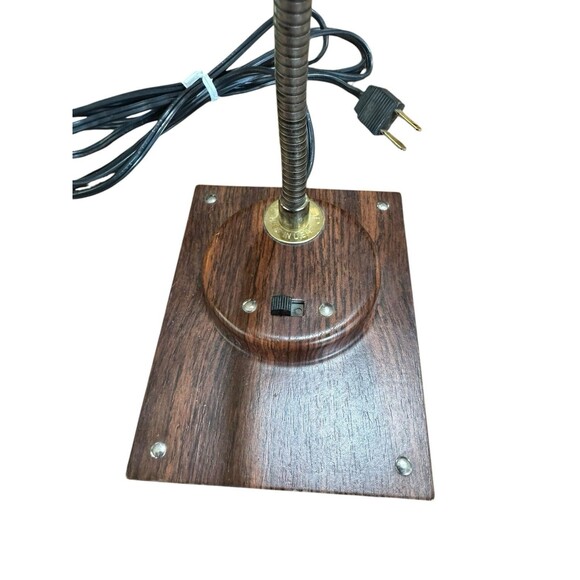 Vintage Tensor Lamp Mid Century Brown Desk Drafting Office Adjustable - Picture 2 of 7